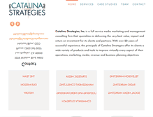 Tablet Screenshot of catalinastrategies.com